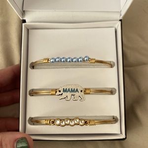 Luca and Danni mama bear bracelet set